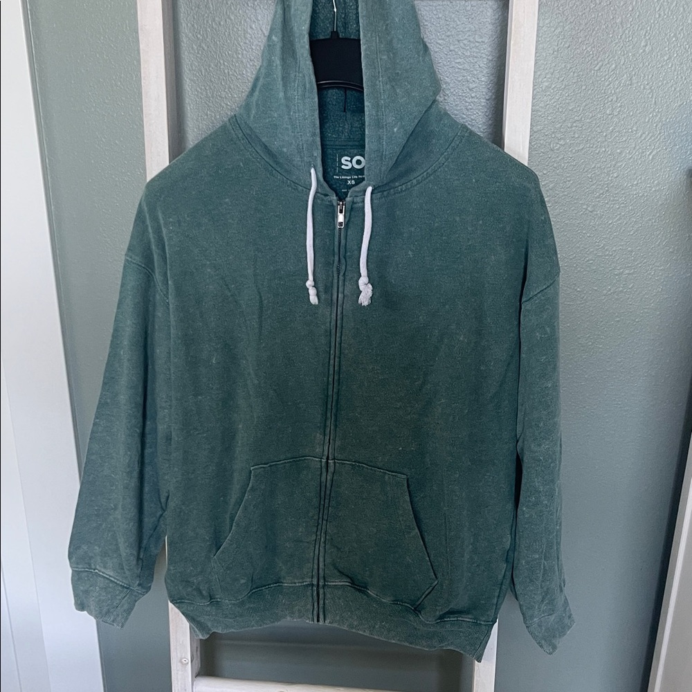 SO Forest Green Lounge Hoodie